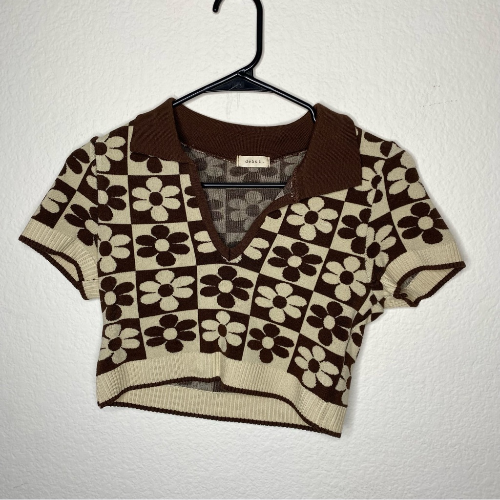 Fun Flower Print Top